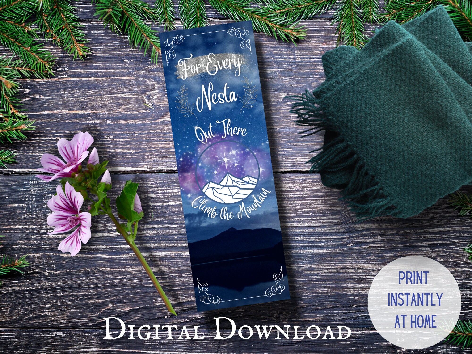 ACOTAR Printable Bookmarks, Sarah J Maas Quotes, A Court of Thorns and ...