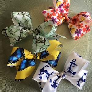 Gorgeous Ribbon Hair Pin, Hair Clip, Hair Bow, Hair Accessory, Hair Barrettes, Elegant Hair Pin, Cute Hair Pin, Women & Girl Gift