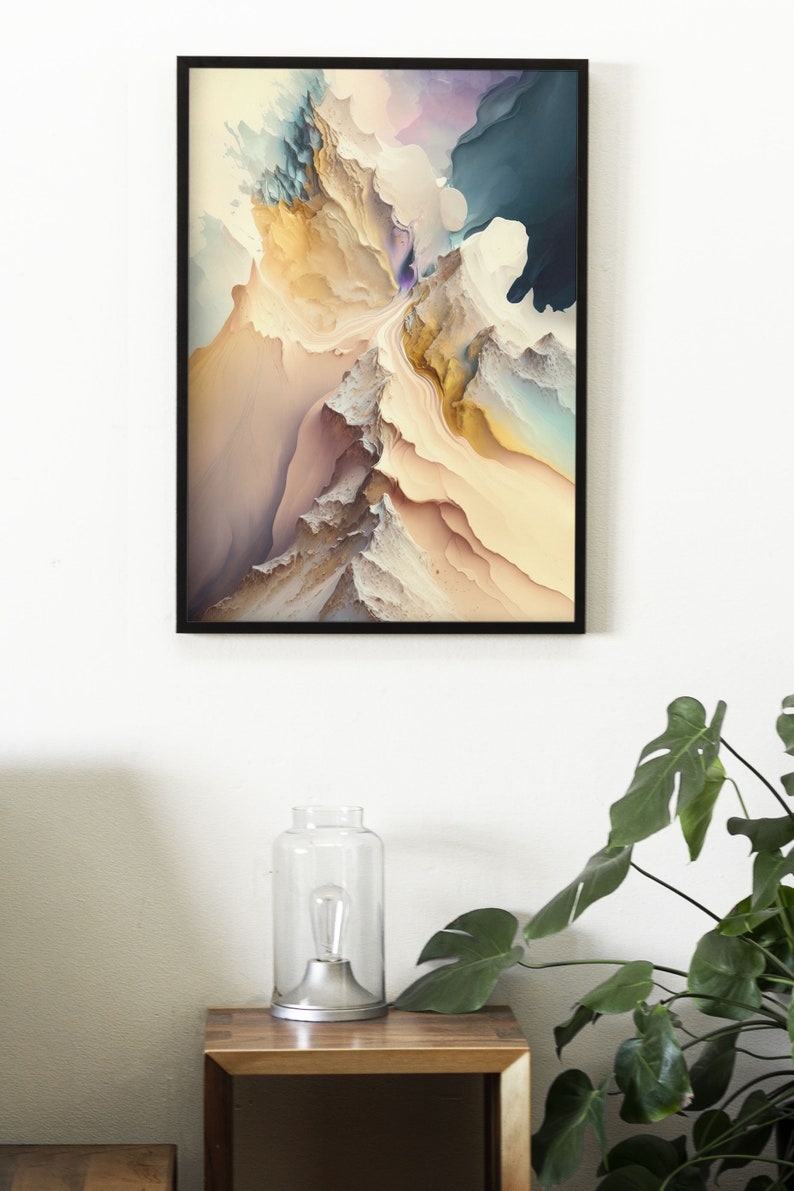 Printable Oil Painting Wall Art Print DIGITAL Download Etsy