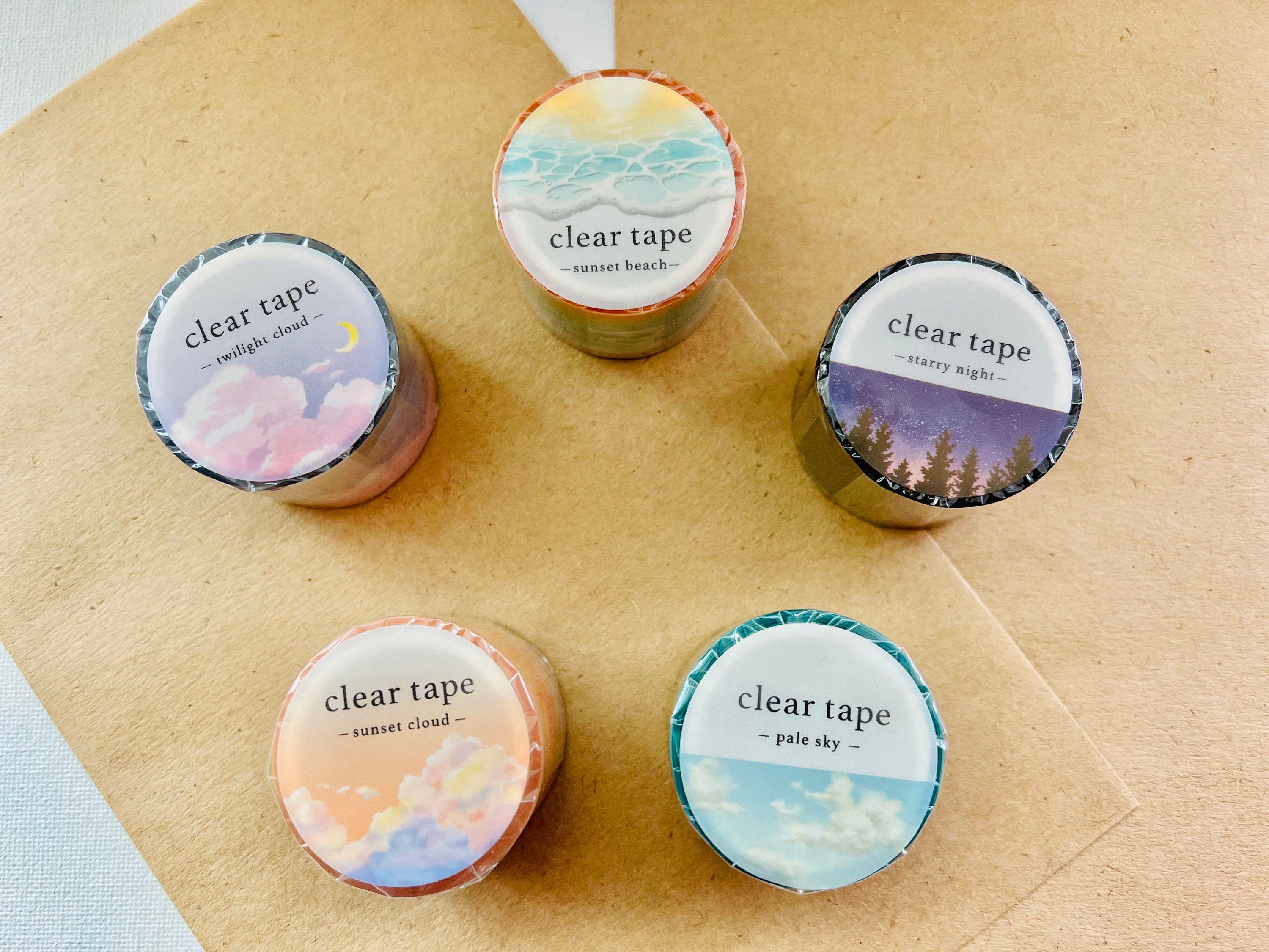 Mind Wave Clear Masking Tape - Limited - Beachside