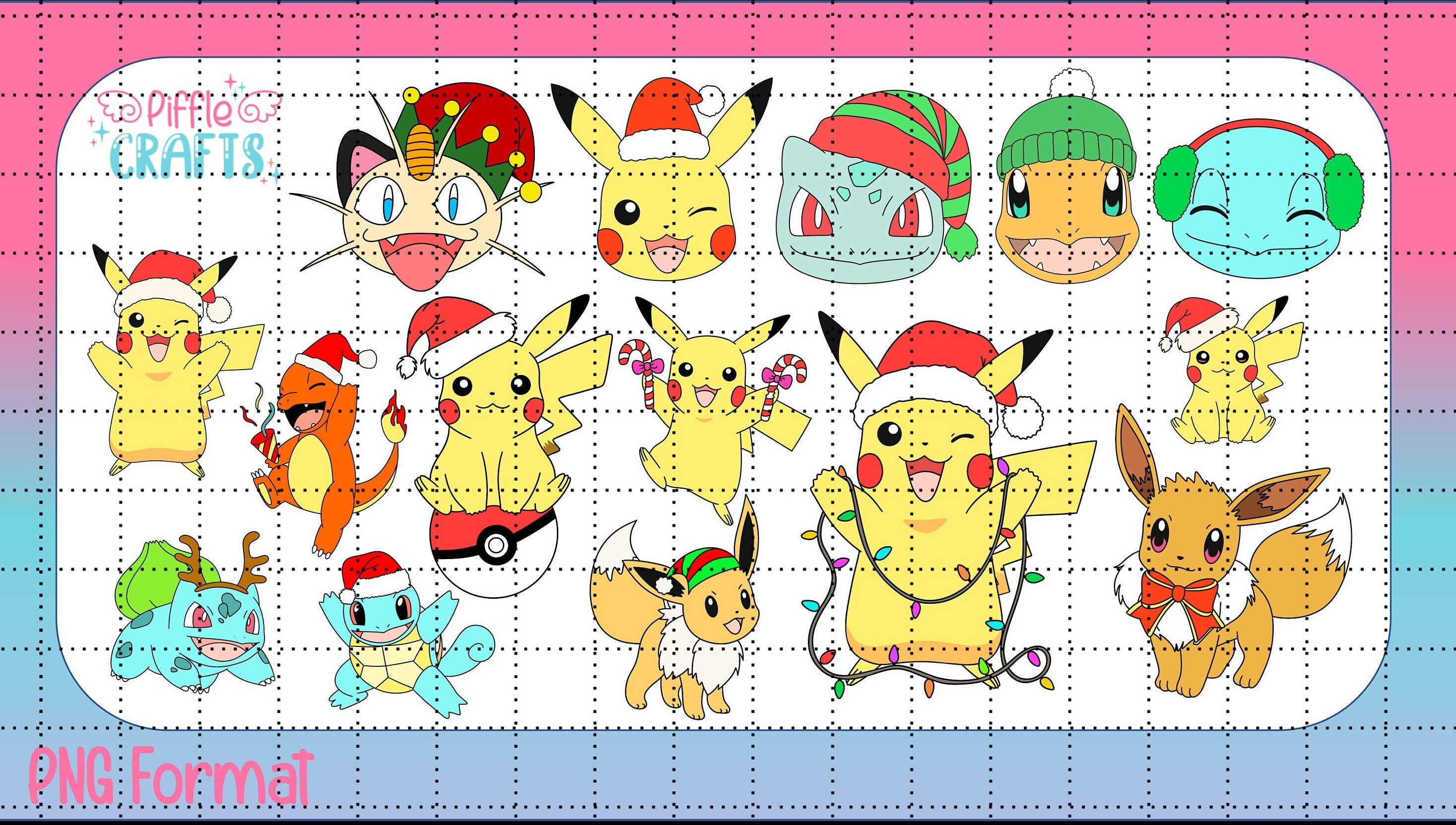 In Stock 6 X 4 Pokemon and Friends Pikachu Bulbasaur Togepi Fabric Embroidered  Iron on Patch Charmander Squirtle Clefable Psyduck Poliwag 