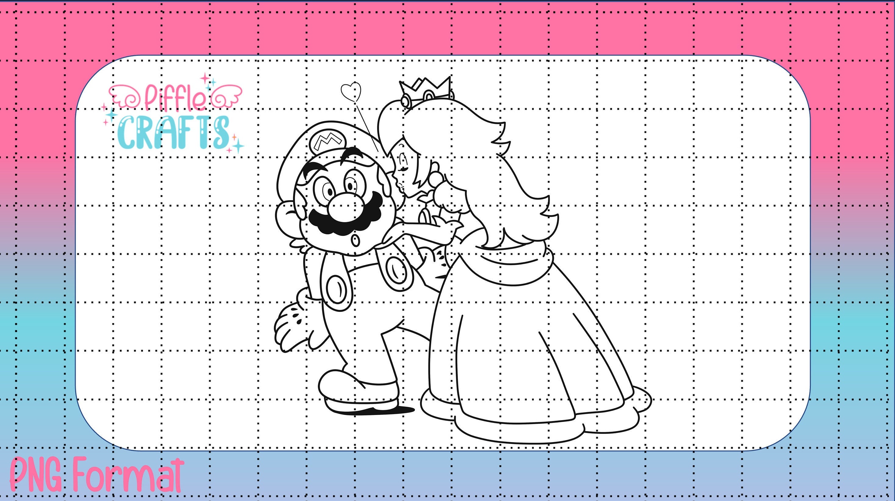 super mario and princess peach