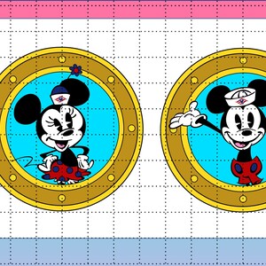 Mickey Minnie Cruise Porthole PNG Files Minnie Mouse Mickey Mouse ...