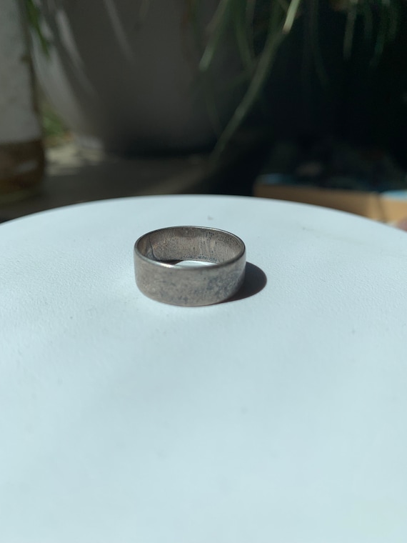 True Vintage Sterling Silver Ring | Inscribed "Y.… - image 2