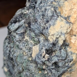 Smoky Gitter Quartz with Feldspar, Foitite, and Fluorite, Erongo Mountains, Namibia, Small Cabinet image 2