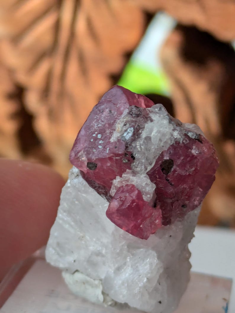 Mahenge Spinel on Matrix, Mahenge, Tanzania, 51.21 carats, Specimen with Acrylic Base, image 6