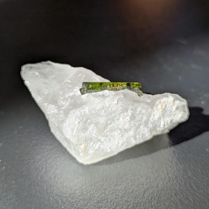 Green Tourmaline in Quartz, Minas Gerais, Brazil