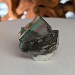 Rogerly Fluorite Twin Thumbnail, Diana Maria Mine, England