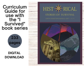 Family License-Science and History Homeschool Curriculum, Lesson Plans Teaching Resources Unit Study I Survived Elementary and Middle grades
