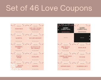 Romantic Stocking Stuffer Coupon Book, Gift for Wife, Gift for Husband, Gift for Lover, Sexy Gift, Romantic Gift