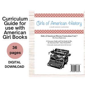 Teacher License - American History Lesson Plans American Girl Homeschool Curriculum History Guide Unit  7 Kit®,  The Great Depression