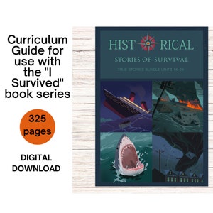 Family License - History and Science Homeschool Unit Study Bundle I Survived Curriculum - True Stories Bundle Units 16-26 Lesson Plans