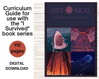 Family License Science & History Homeschool Curriculum, Teaching Resources Unit Study Bundle for I Survived book True Stories Nature Attacks
