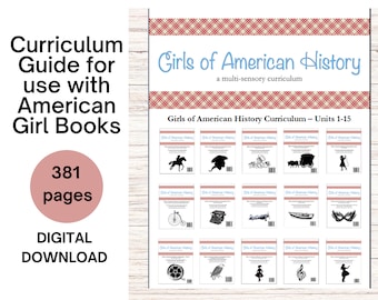 Family License - American History Lesson Plans, American Girl Homeschool Curriculum -  US History Curriculum Resources, History Units 1-15