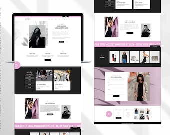 Zaza Wordpress Theme - Fully Customizable Website - Includes Blog and Affiliate Links - Feminine Responsive Website Design - Kadence Blocks