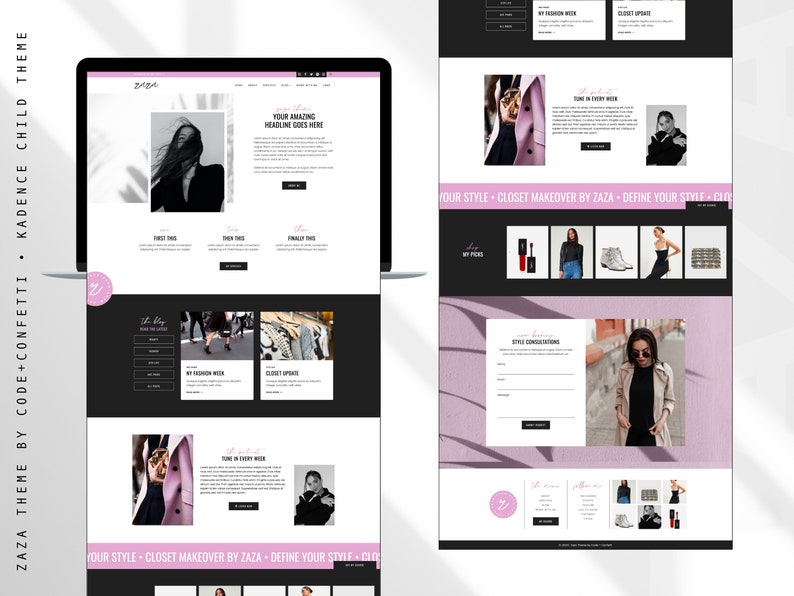 Kadence Child Theme Wordpress Website Template