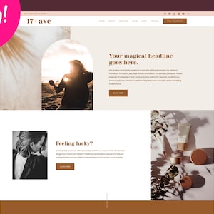 Boho WordPress Theme: Kadence Child-Theme for Bloggers (Digital Download)
