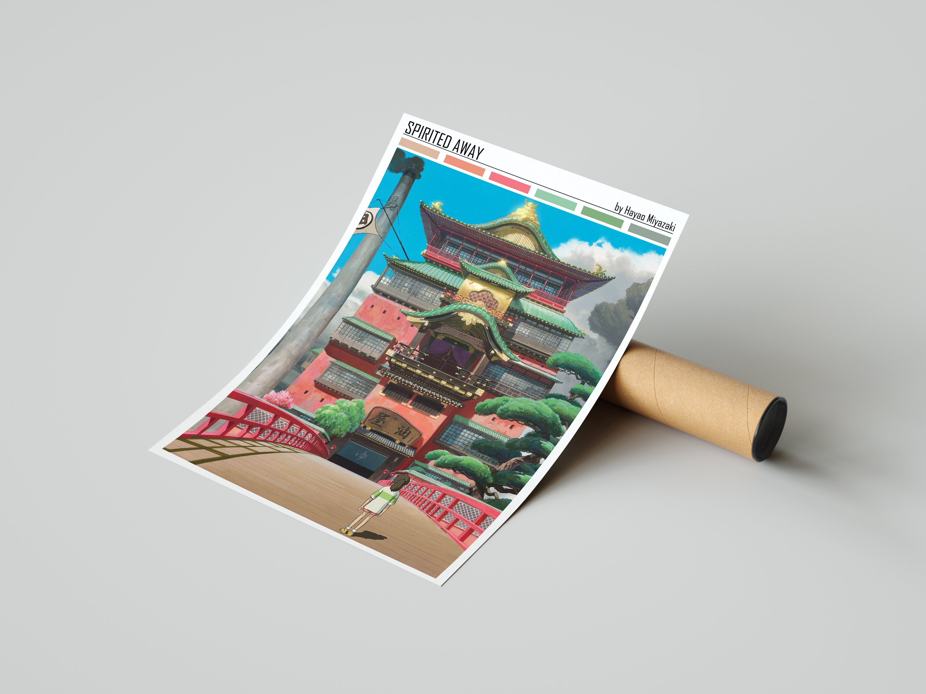 Spirited Away, Studio Ghibli Le Voyage De Chihiro Poster vendu par Deer