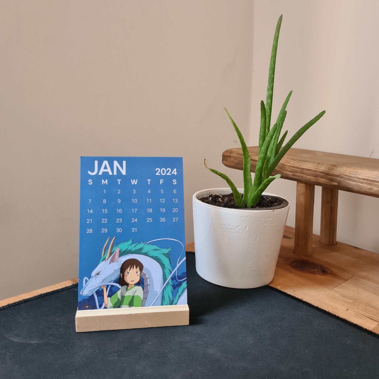Studio Ghibli Calendar, Spirited Away Desk Calendar, Calendar 2024