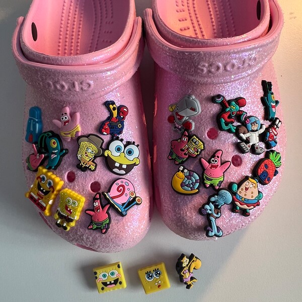 Spongebob and Patrick Croc Jibbitz Etsy
