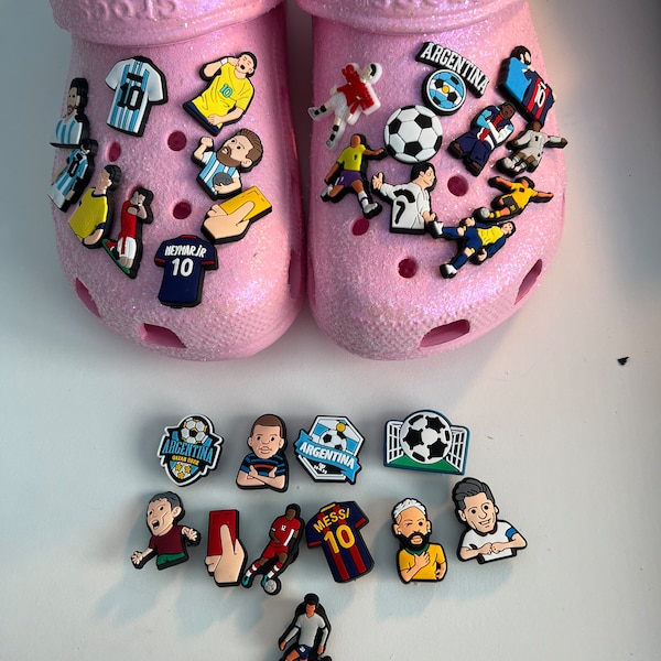 Football Shoe Jibbitz Etsy UK