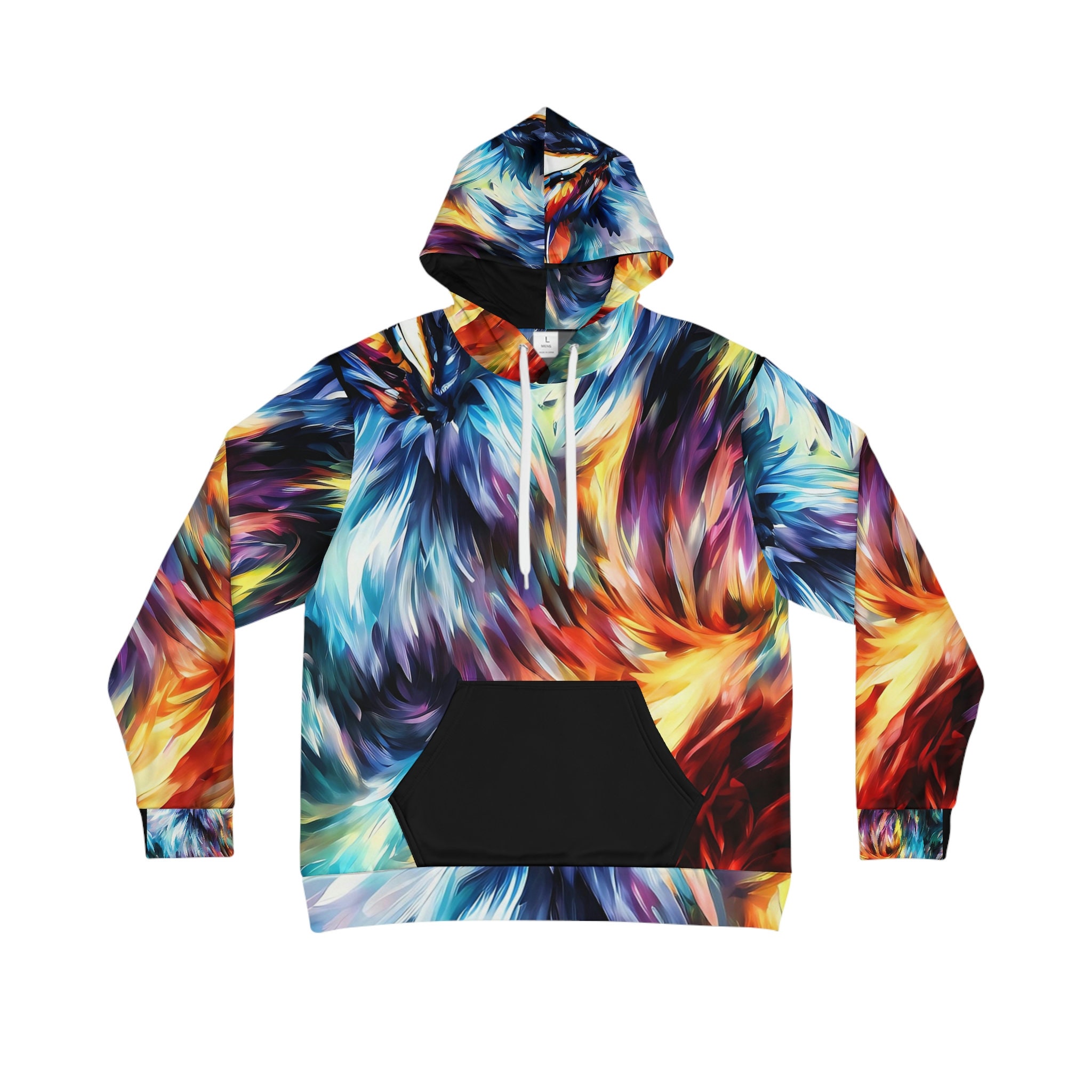 Abstract Colorful Graphic Hoodie Shirt Pullover Fleece Vibrant Sweatshirt  Comfy Soft Gift Streetwear -  Canada