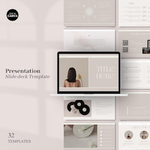 Canva Slide Deck Template Editable Canva Presentation Template Course Creator Template Pitch Deck Online Course Webinar Template Masterclass