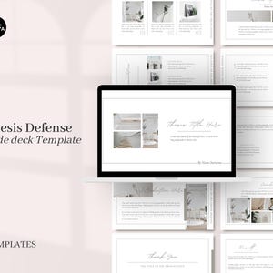 Canva-presentationsmall Redigerbar Canva-mall Presentationsbild för avhandling Mall för doktorandförslag Akademisk presentationsbild