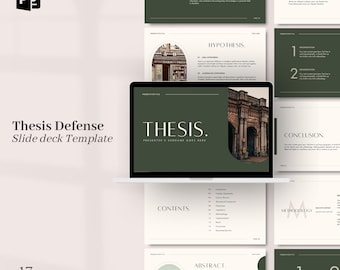Plantilla de PowerPoint para defensa de tesis / Presentación personalizable