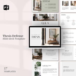 Thesis Defense PowerPoint Template | Customizable Slide Deck
