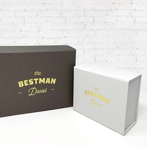 Best Man Gift Box, Personalized Bestman Proposal Gift Box, Groomsman Gift Box