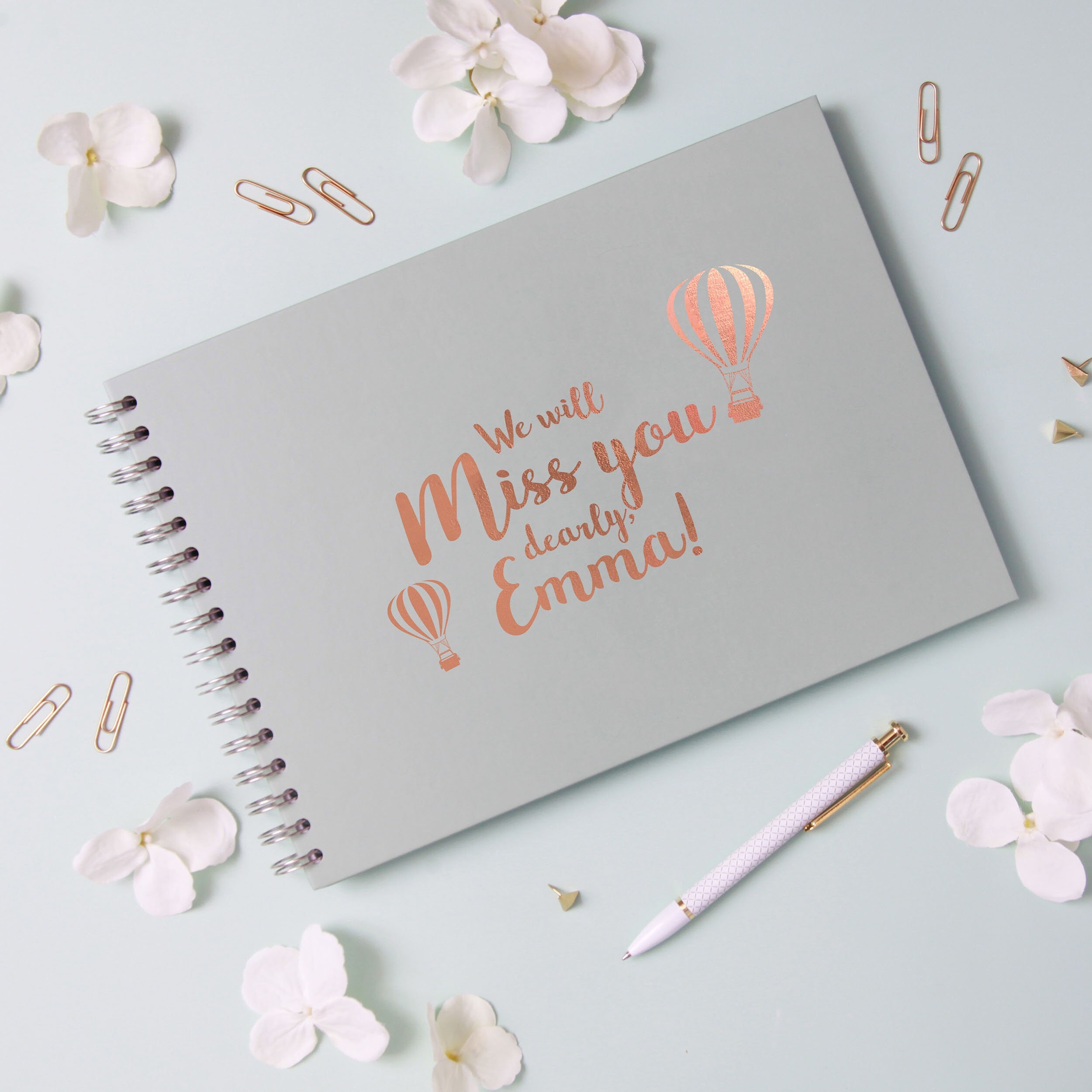 Personalized Farewell Guestbook Poster - Custom Going Away Party Signing Alternative