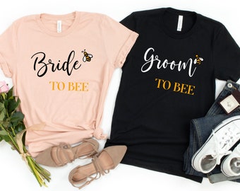 Bride to Be Bridal Party, Groom to Be Stag Do Bachelorette Party Shirts, to Bee concept party