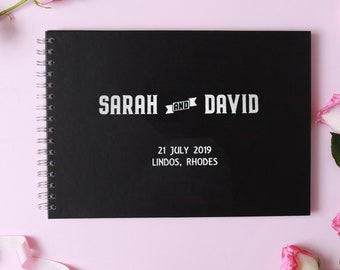 Personalised Guest Book Wedding, A4 Alternative Guest Book