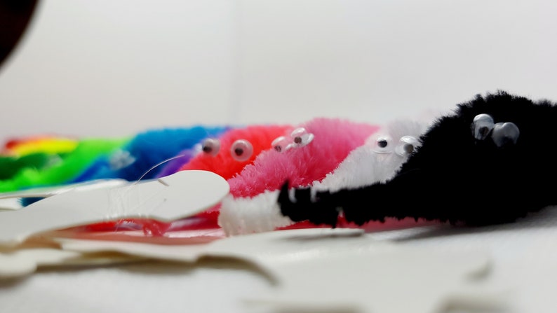 Worms, magical worms, wormies, worms on a string, silly worms, colorful worms, children toys, adopt a worm, werms, silly worms on a string image 3