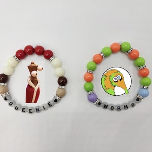 Bracelets The Amazing Digital Circus, phosphorescents, bijoux, tadc, wormo, queenie