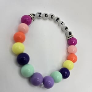 Bracelets The Amazing Digital Circus, phosphorescents, bijoux, tadc, pomni, Jax, Ragatha, kinger, gangle, zooble, caine, bubble, gummigoo image 12