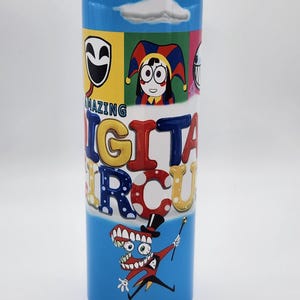 Gobelet The Amazing Digital Circus, art, caine, bulle, jax, pomni, ragatha, gangle, zooble, kinger