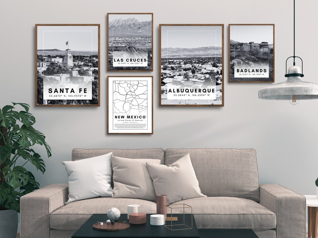 New Mexico Print Digital Wall Art New Mexico Wall Art New Mexico Poster