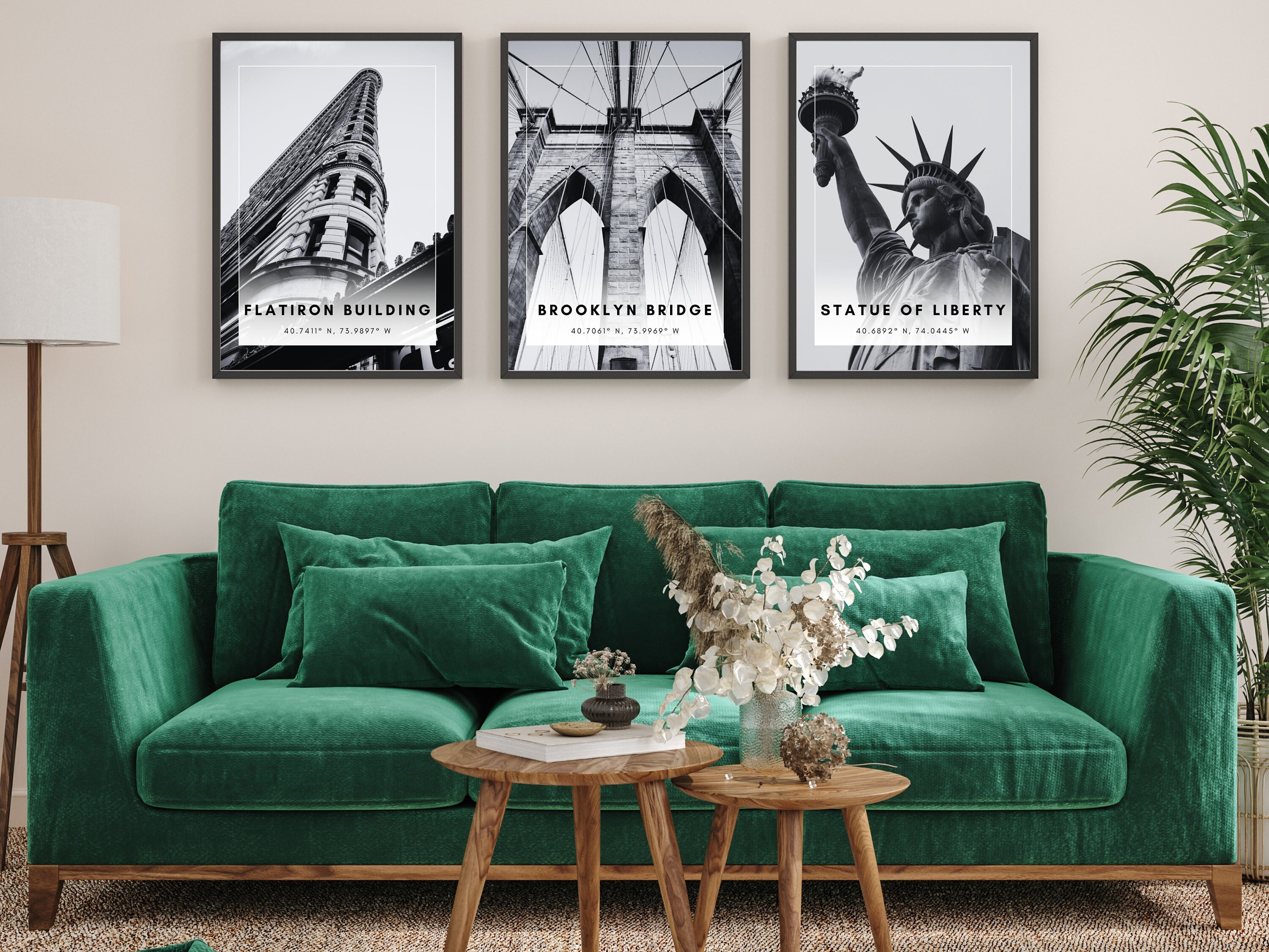 New York Print Digital Wall Art New York Wall Art Set New York Poster