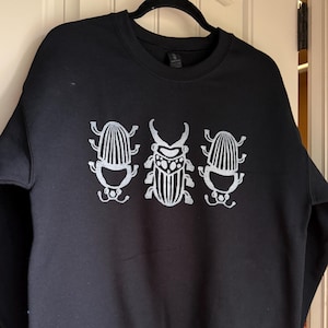 Beetle Buds Hand Printed T-Shirt/Crewneck Sweatshirt