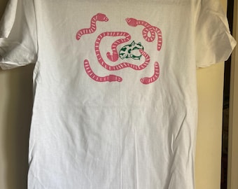 Chompin’ Frog Hand Printed T-Shirt