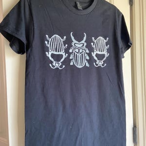 Beetle Buds Hand Printed T Shirt