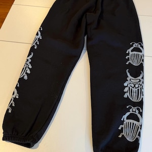 Beetle Buds Hand Printed Sweatpants