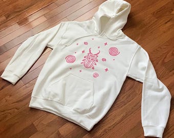 Magic Stag Hand Printed Hoodie