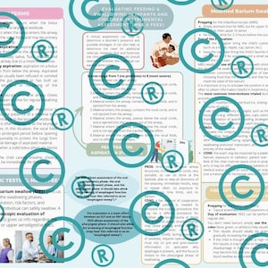 Concept Map: evaluating feeding swallowing in infants and children - MBS & FEES (dysphagia)