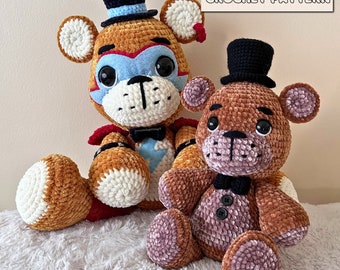 2in1 Top Hat Teddy Crochet Pattern DIGITAL PDF | Teddy Bear, Amigurumi, Crochet Animals, Cute, Handmade Stuffed Animals, Large Crochet Plush