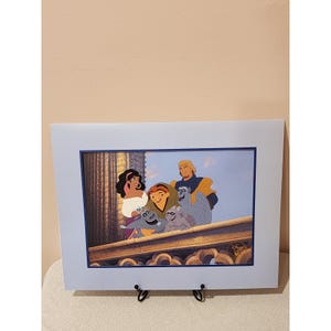 Disney The Hunchback Of Notre Dame Lithograph Exclusive Commemorative 1997