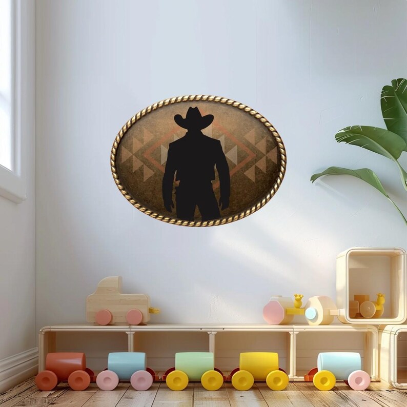 Western Wall Decor PVC Wall Stickers L Country Decor L Cowboy Decor L