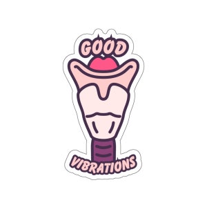 Good Vibrations SLP/Speech Therapy Sticker
